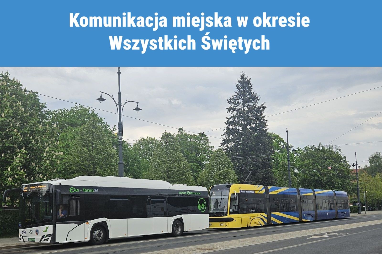 
W okresie Wszystkich Świętych w Toruniu inaczej będzie funkcjonowała komunikacja miejska. Pierw...